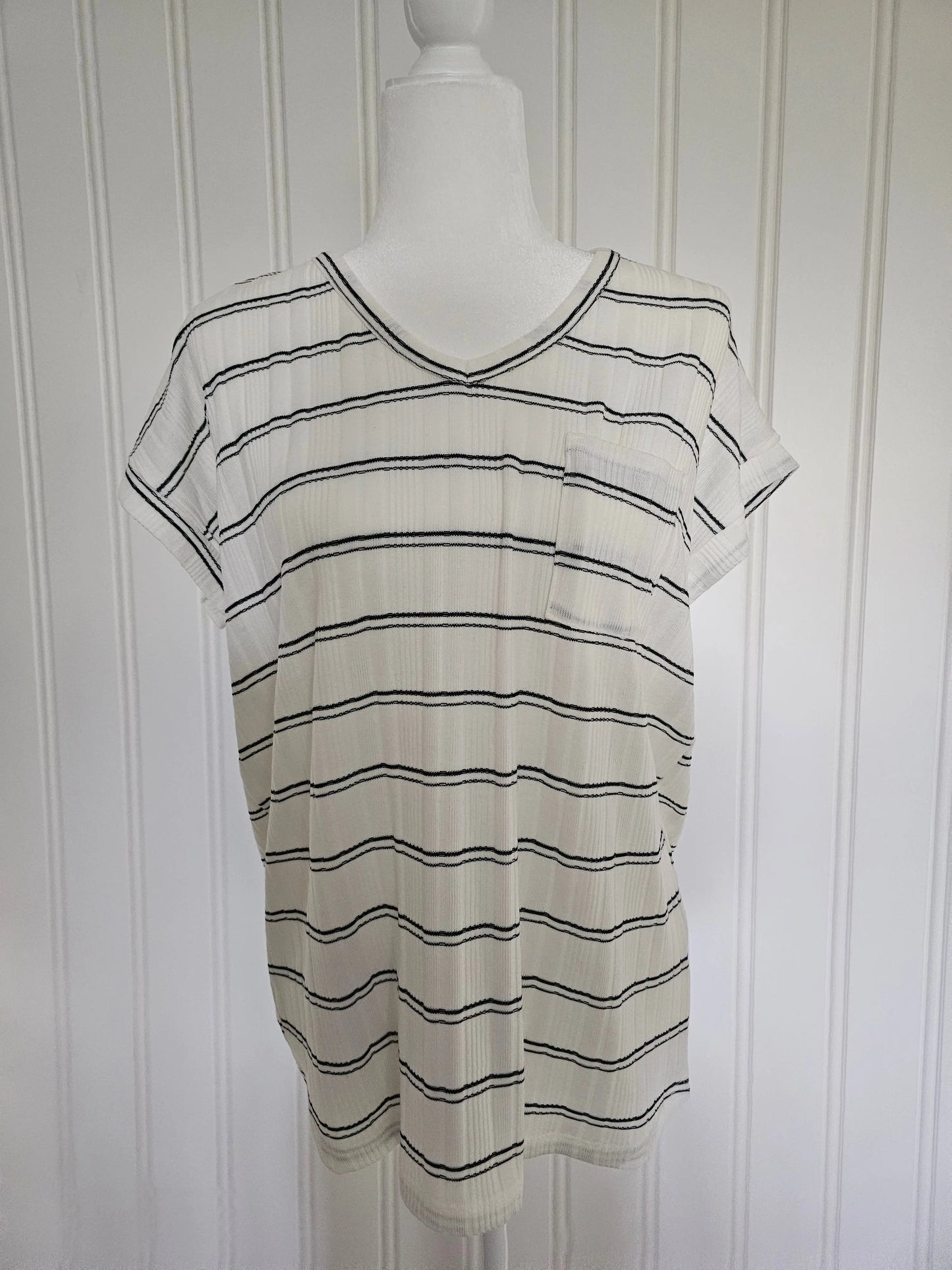 Striped Knit Top Clearance - NO RETURNS Staccato