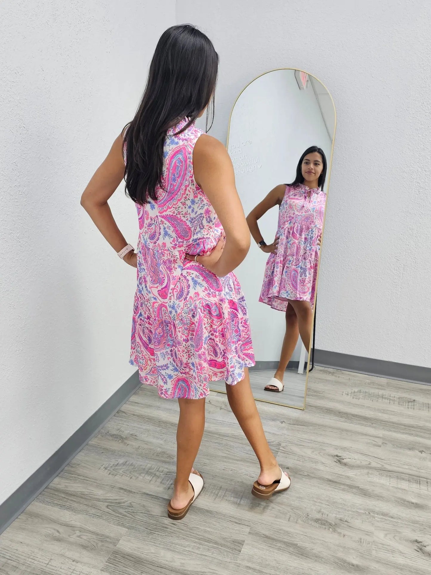 Sleeveless Paisley NO RETURNS Clearance Kori