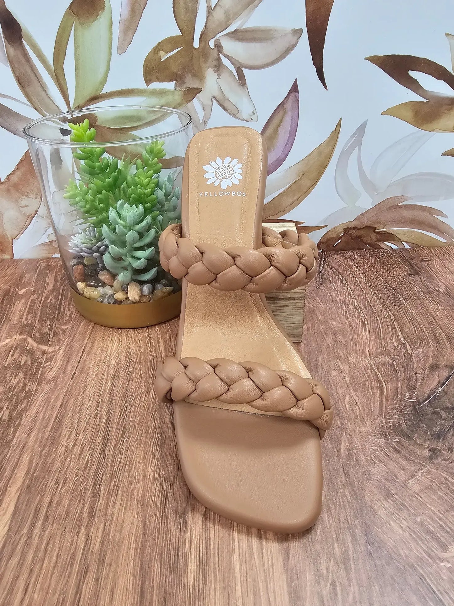 Nimble Heeled Sandal Yellow Box