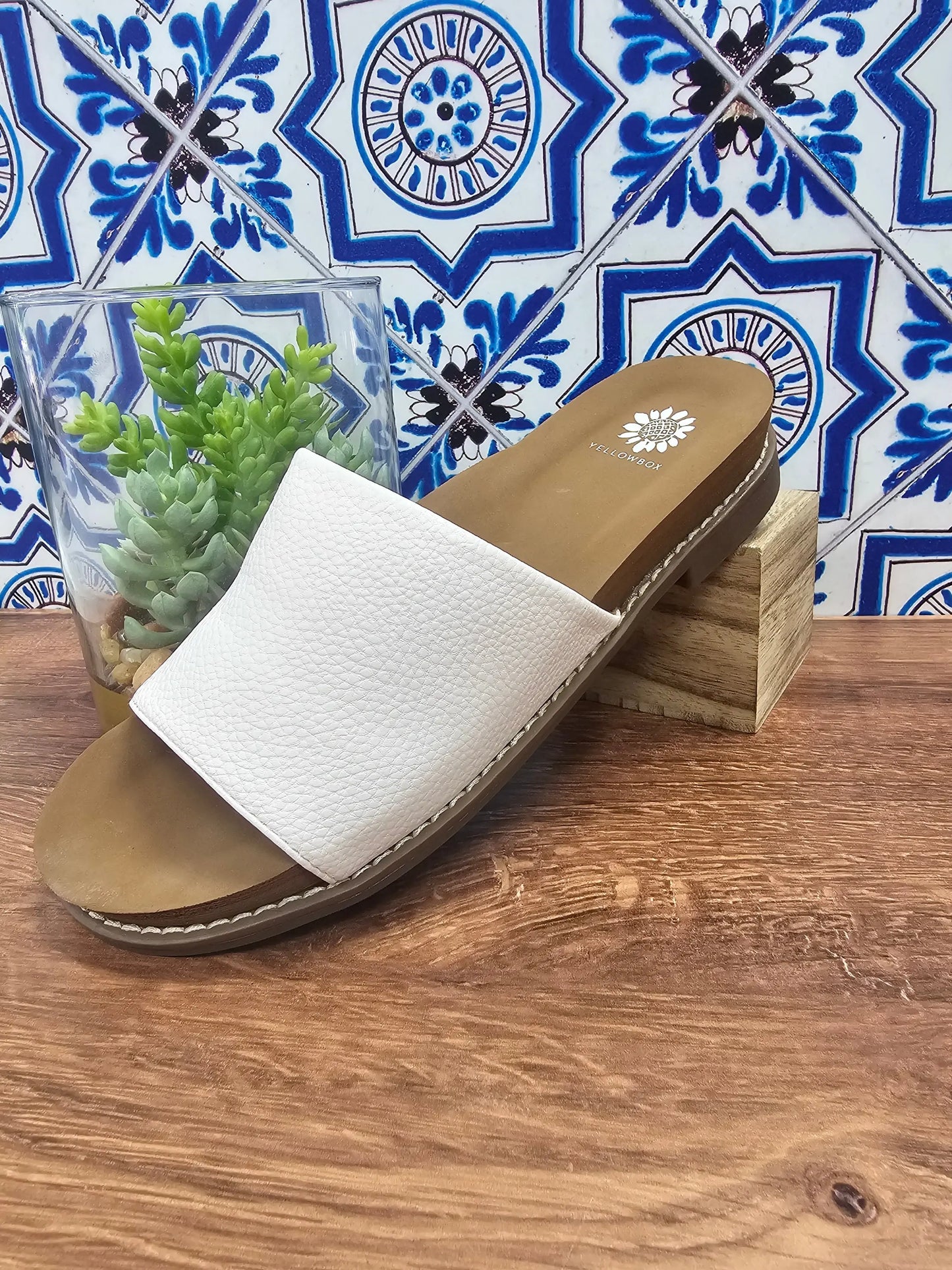 Kalo Slide Sandal Yellow Box