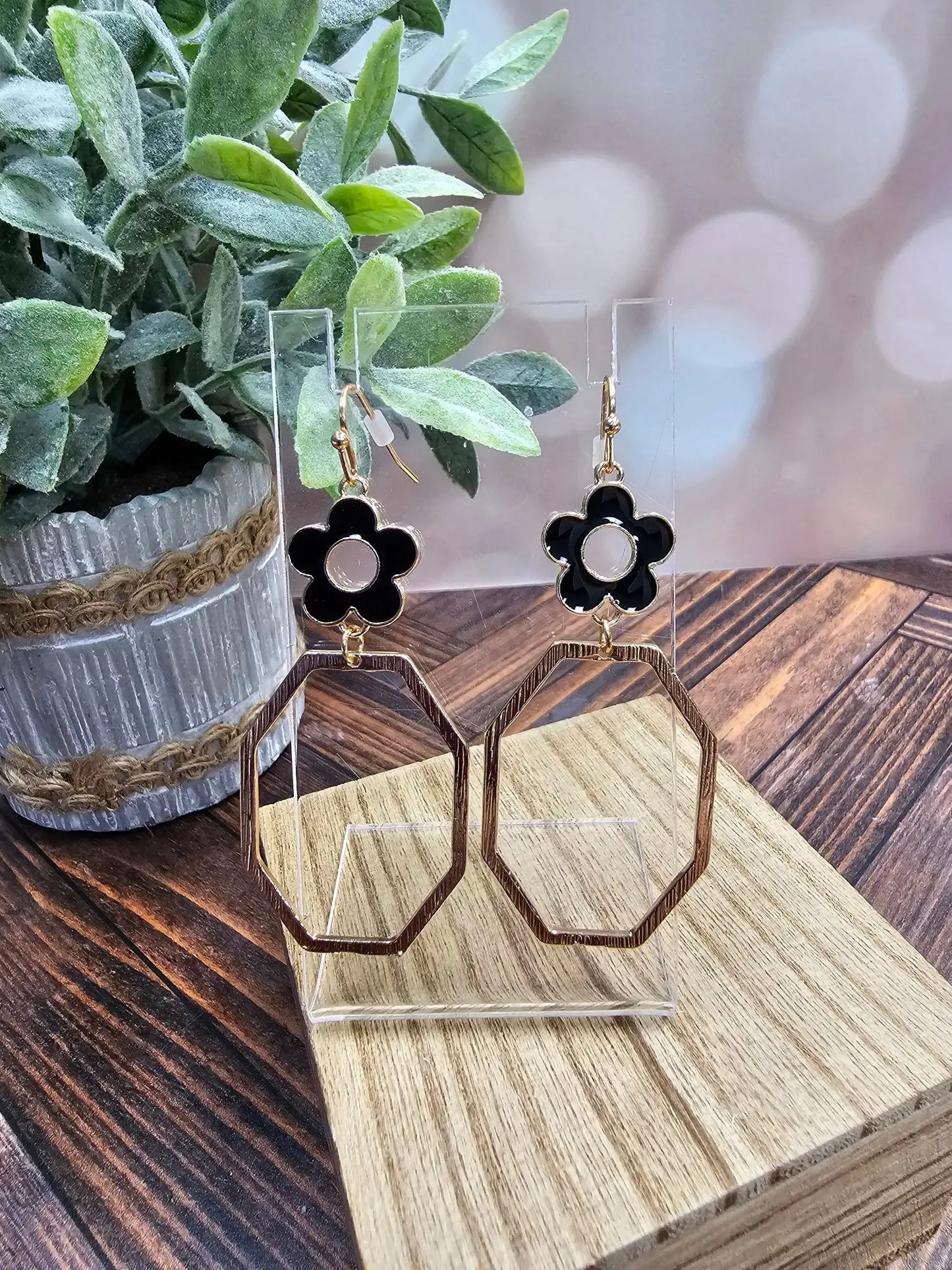 Enamel Flower Dangles Multi Color What's Hot