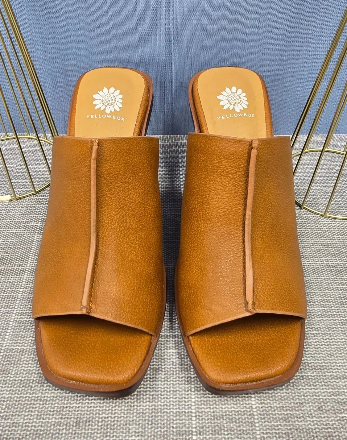 Vellore Wedge Sandal Yellow Box