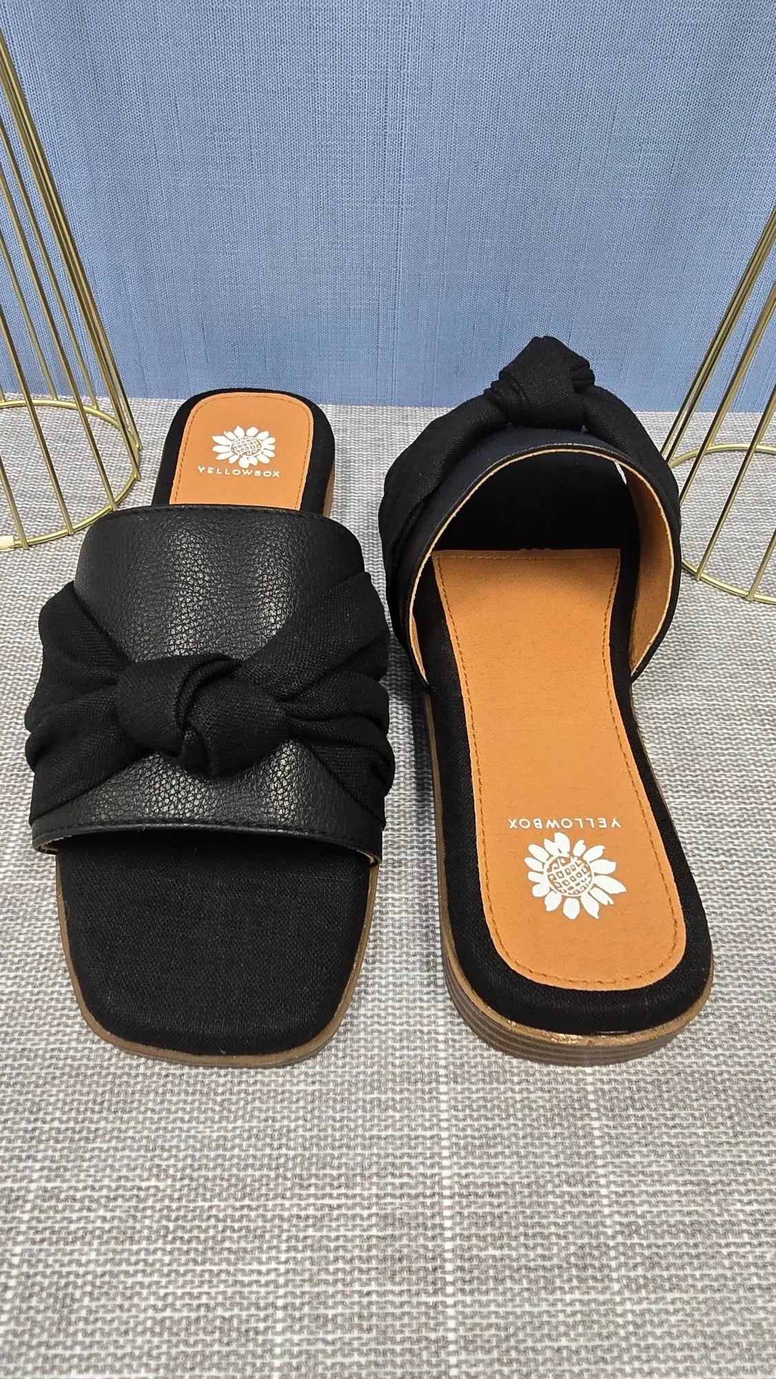 Kimia Slide Sandal Yellow Box
