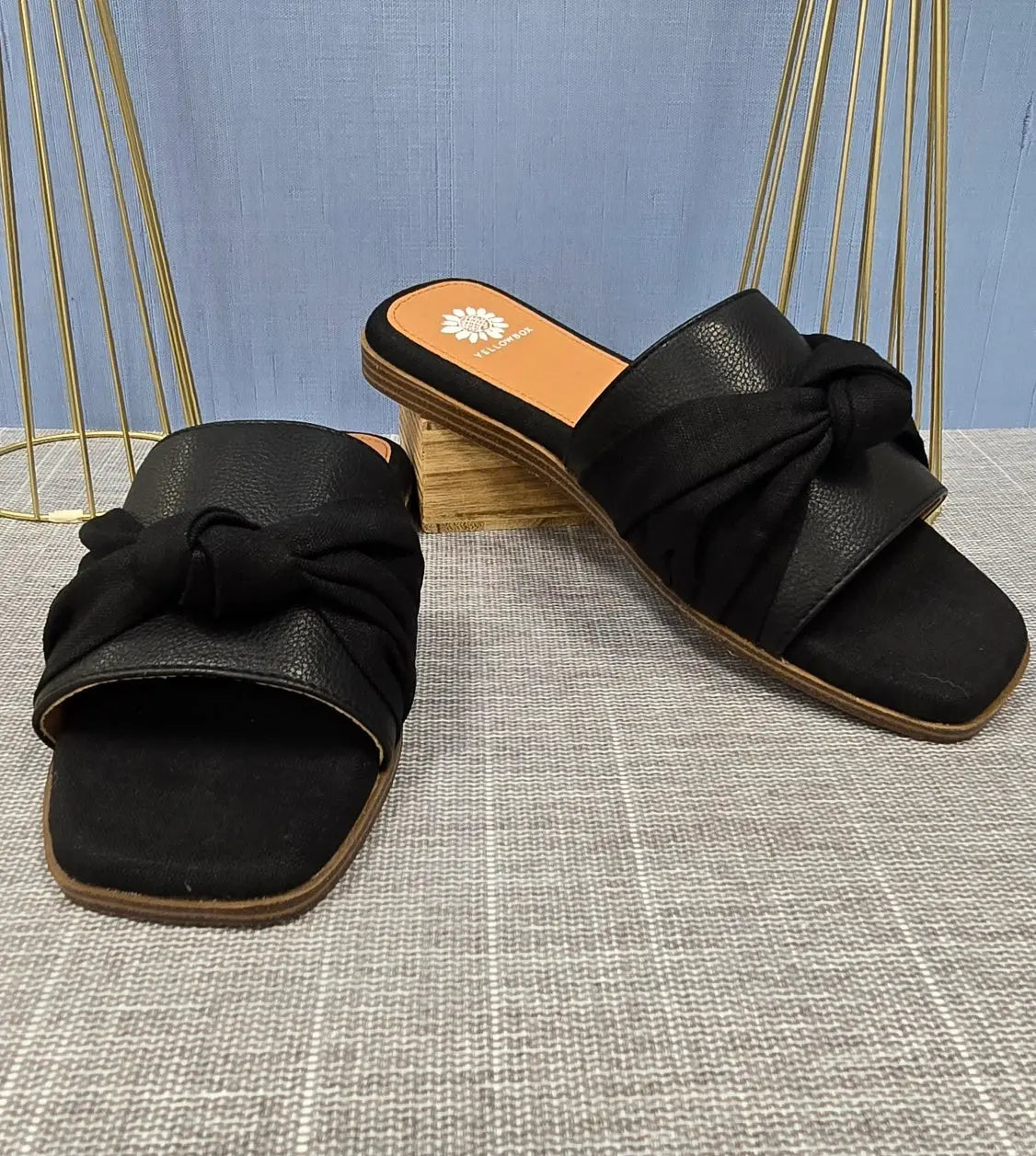 Kimia Slide Sandal Yellow Box