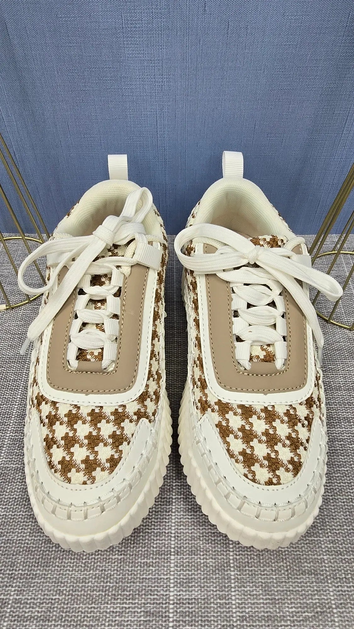 Hartley Platform Sneaker Natural Yellow Box