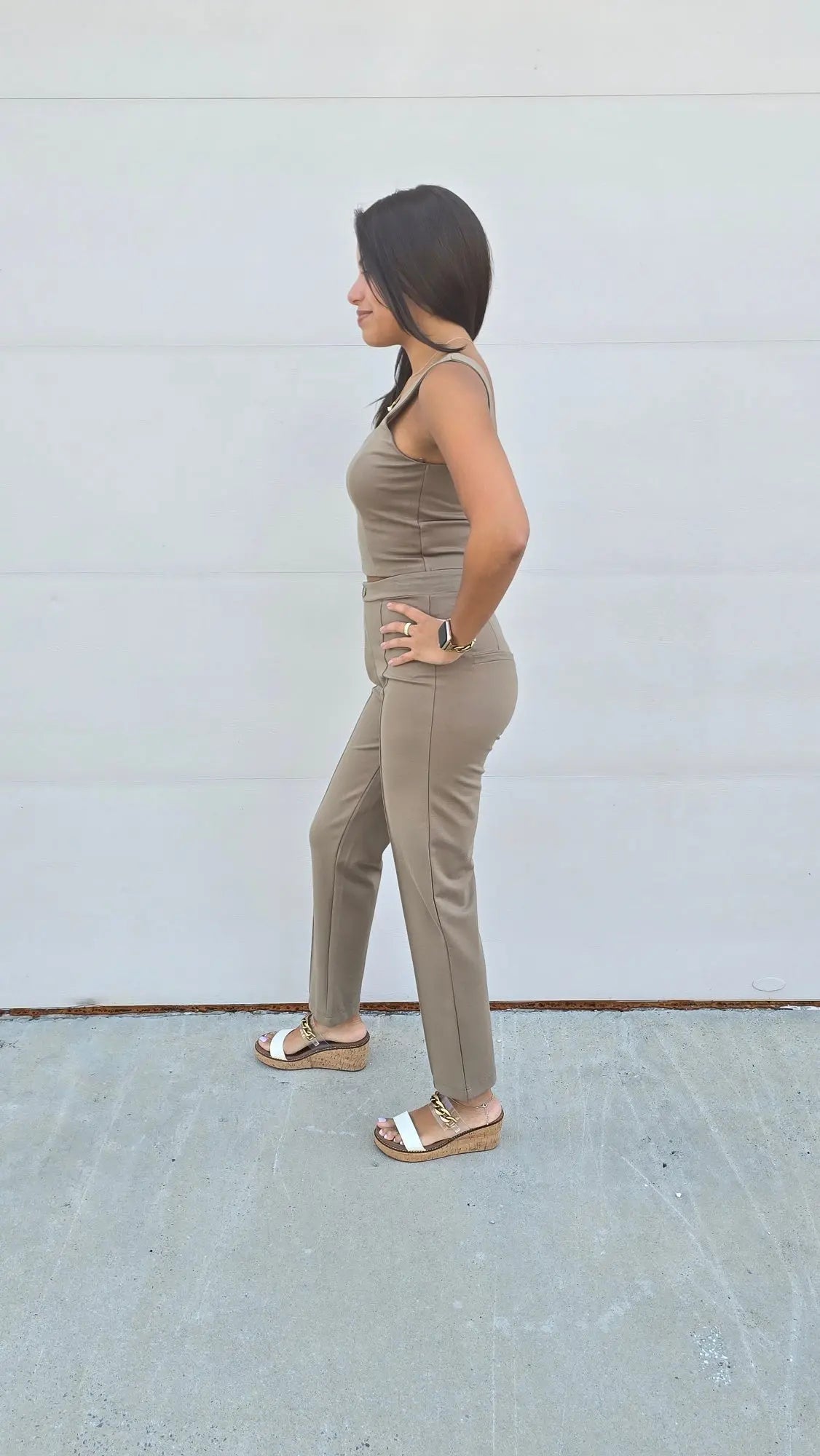 Tristan Taupe Set Allie Rose