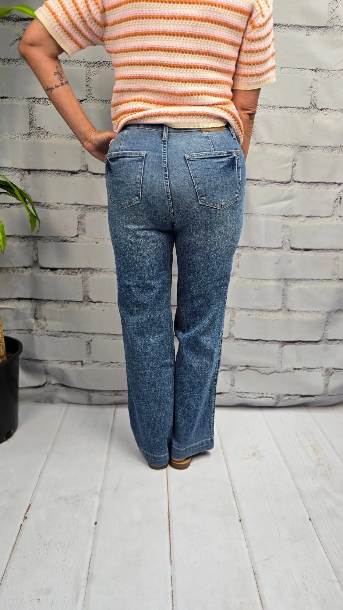 JB HW Contrast Straight Judy Blue