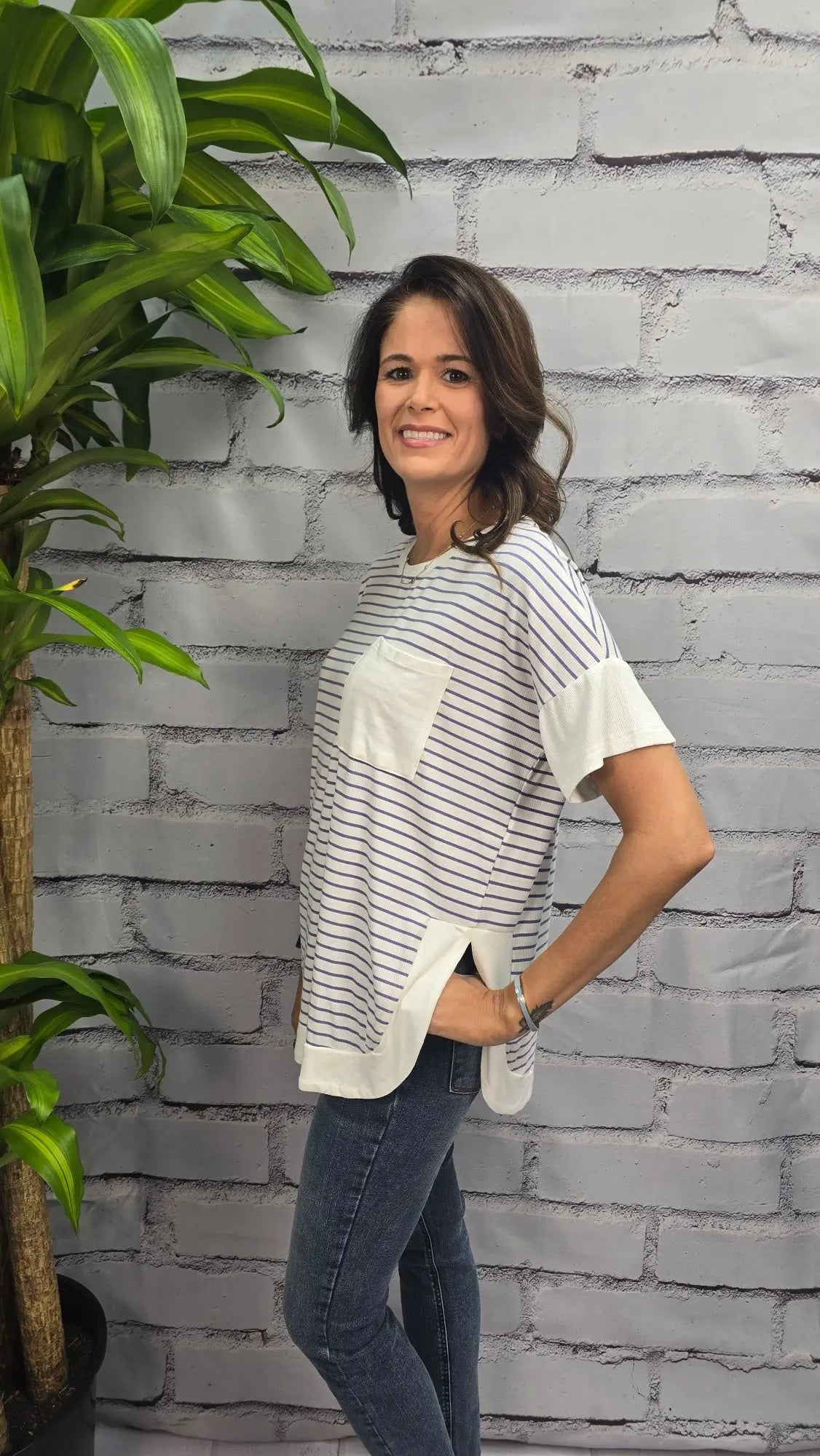 Striped w/Pocket Hayden LA