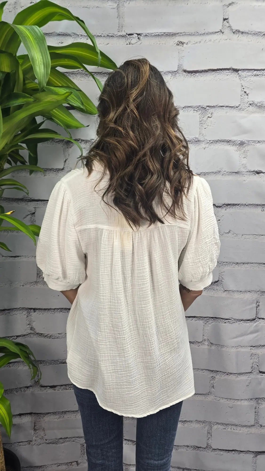Gauze Short Sleeve Jodifl