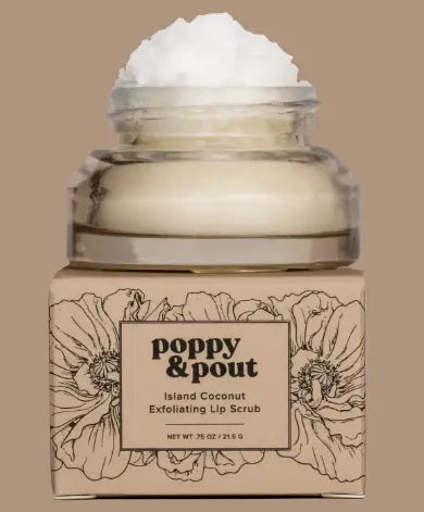Lip Scrub, Island Coconut Poppy & Pout