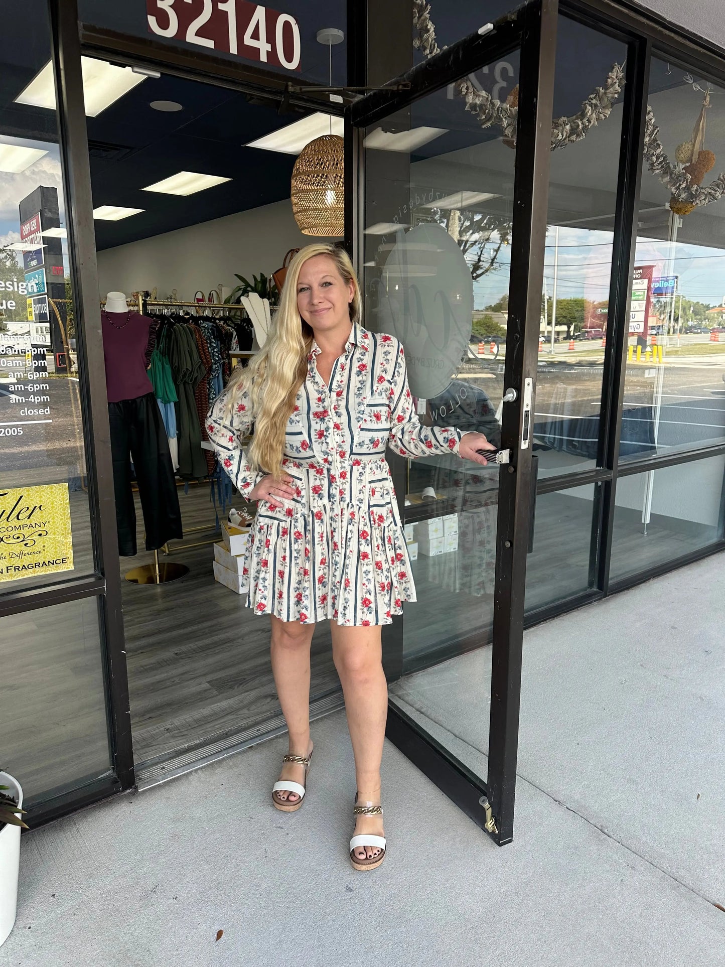 The Poppy Bloom Dress THML