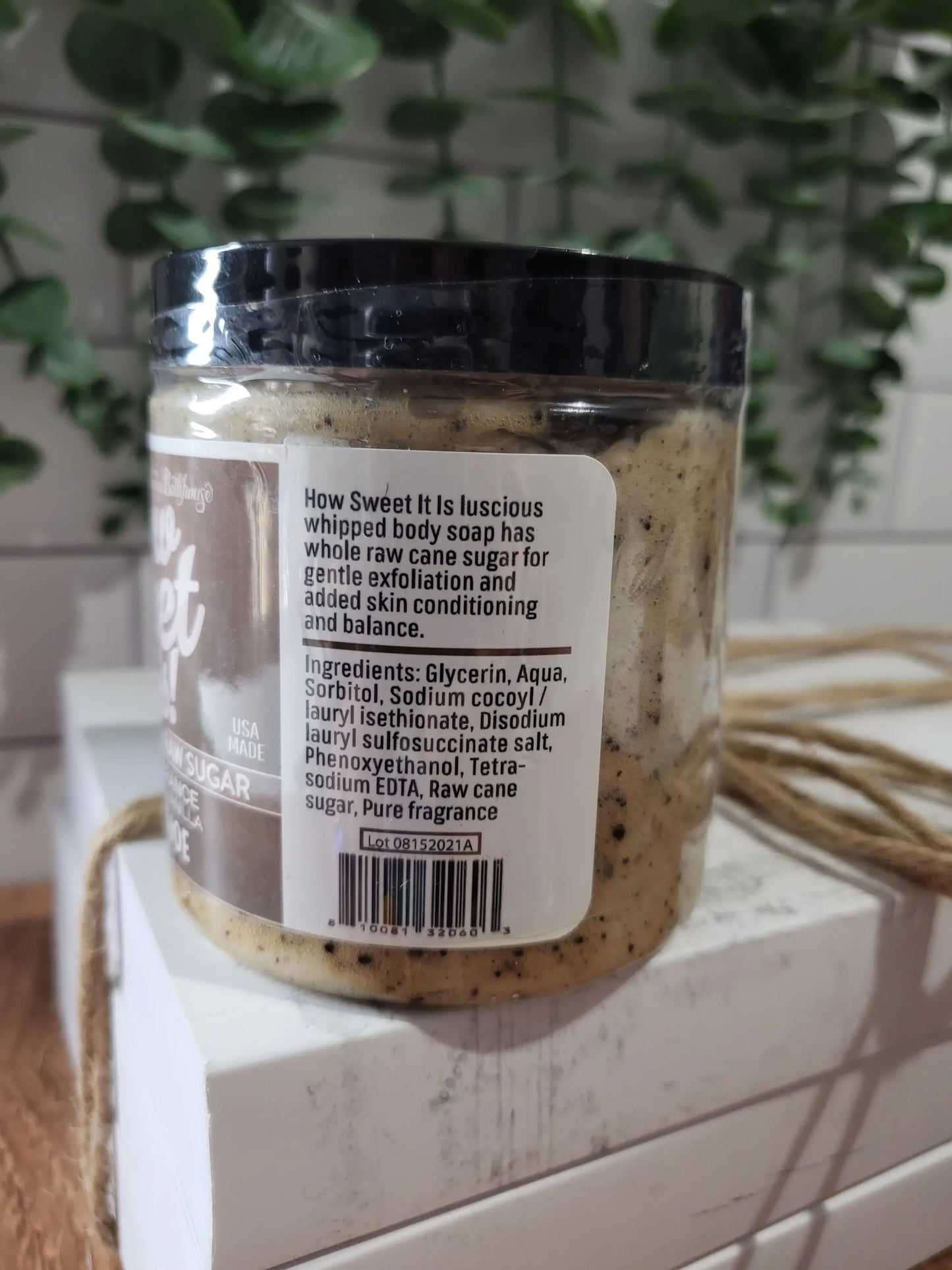 How Sweet It Is Whipped Soap w/Raw Sugar Country Bathhouse