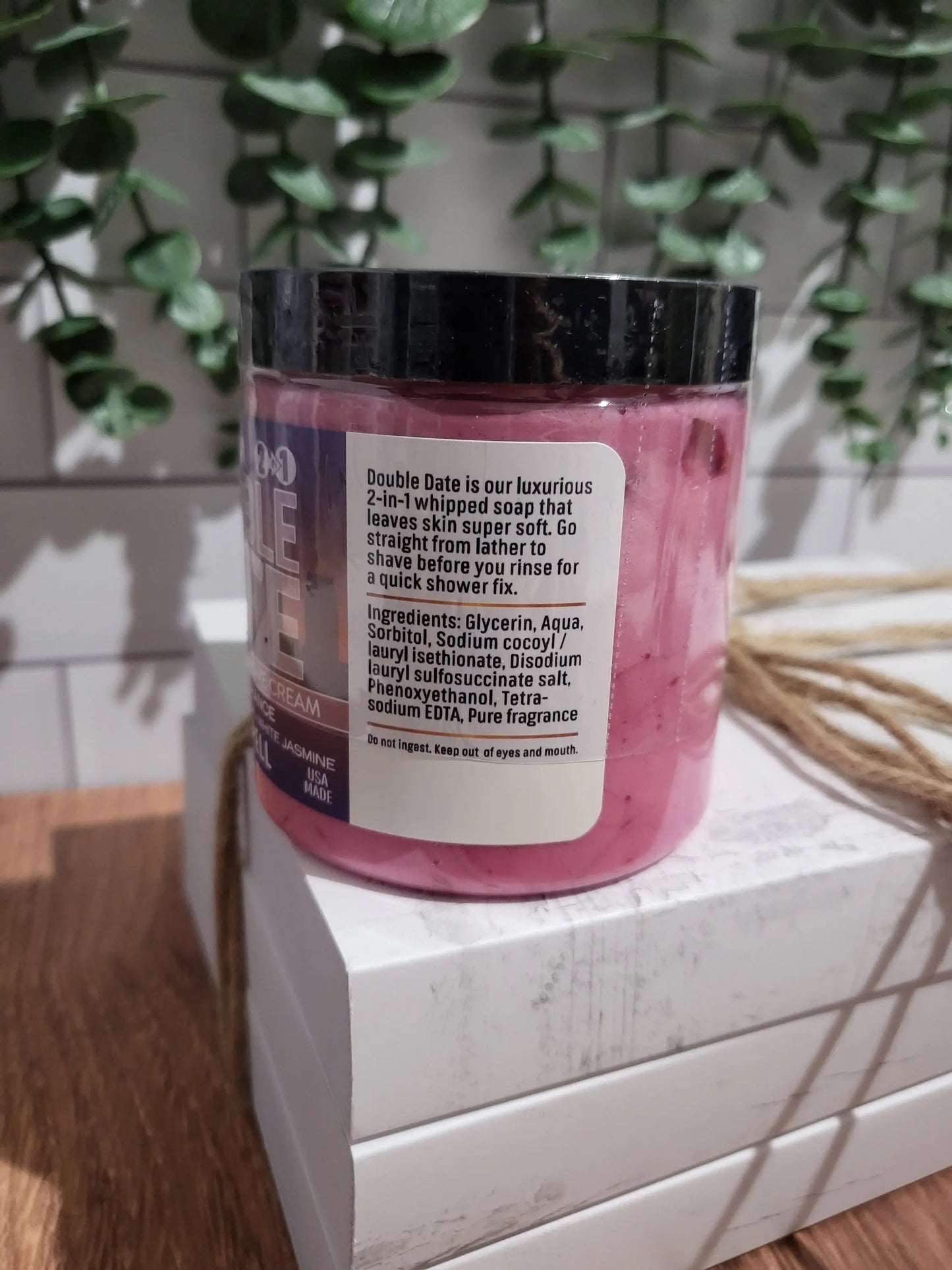 Double Date Whipped Soap & Shave Cream - Love Spell Country Bathhouse