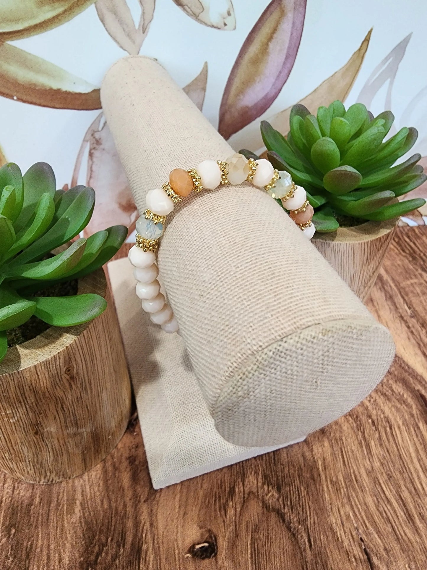 Multi color bead bracelet What's Hot