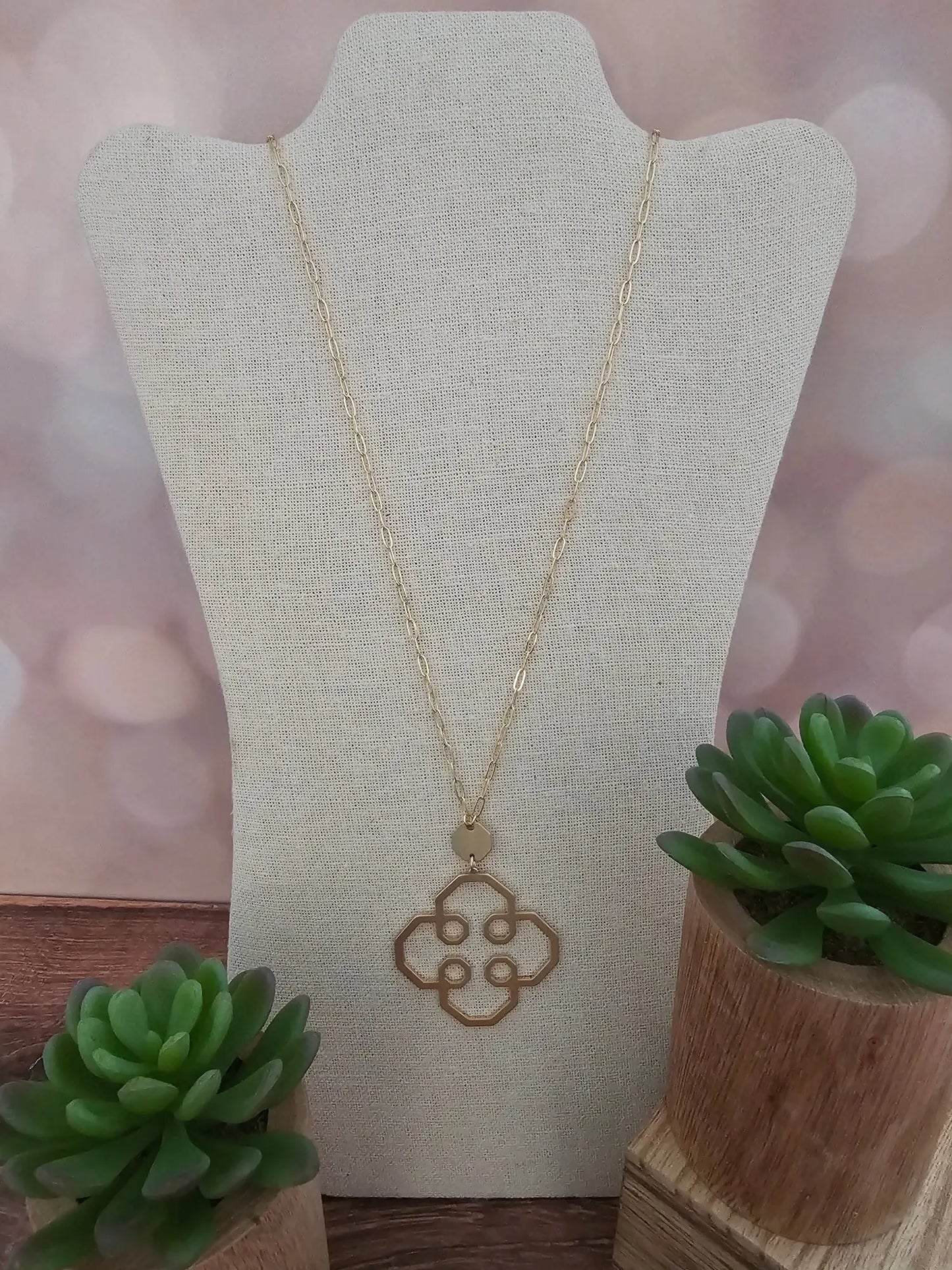 Matte Filigree 32" Necklace What's Hot