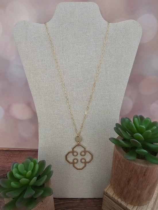 Matte Filigree 32" Necklace What's Hot