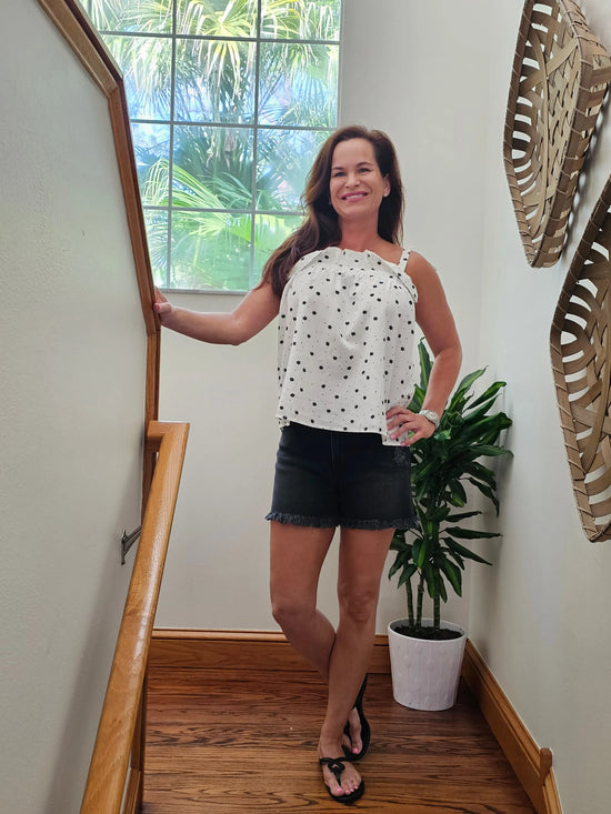 Tank W/Floral NO RETURNS Clearance Andthewhy