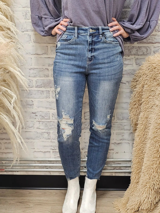 JB Destroyed Relaxed - NO RETURNS Clearance Judy Blue