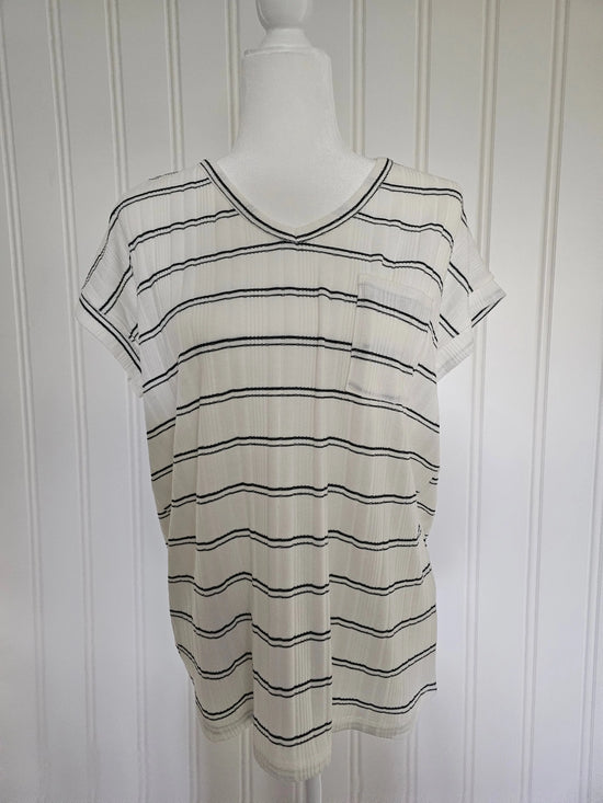 Striped Knit Top Clearance - NO RETURNS Staccato