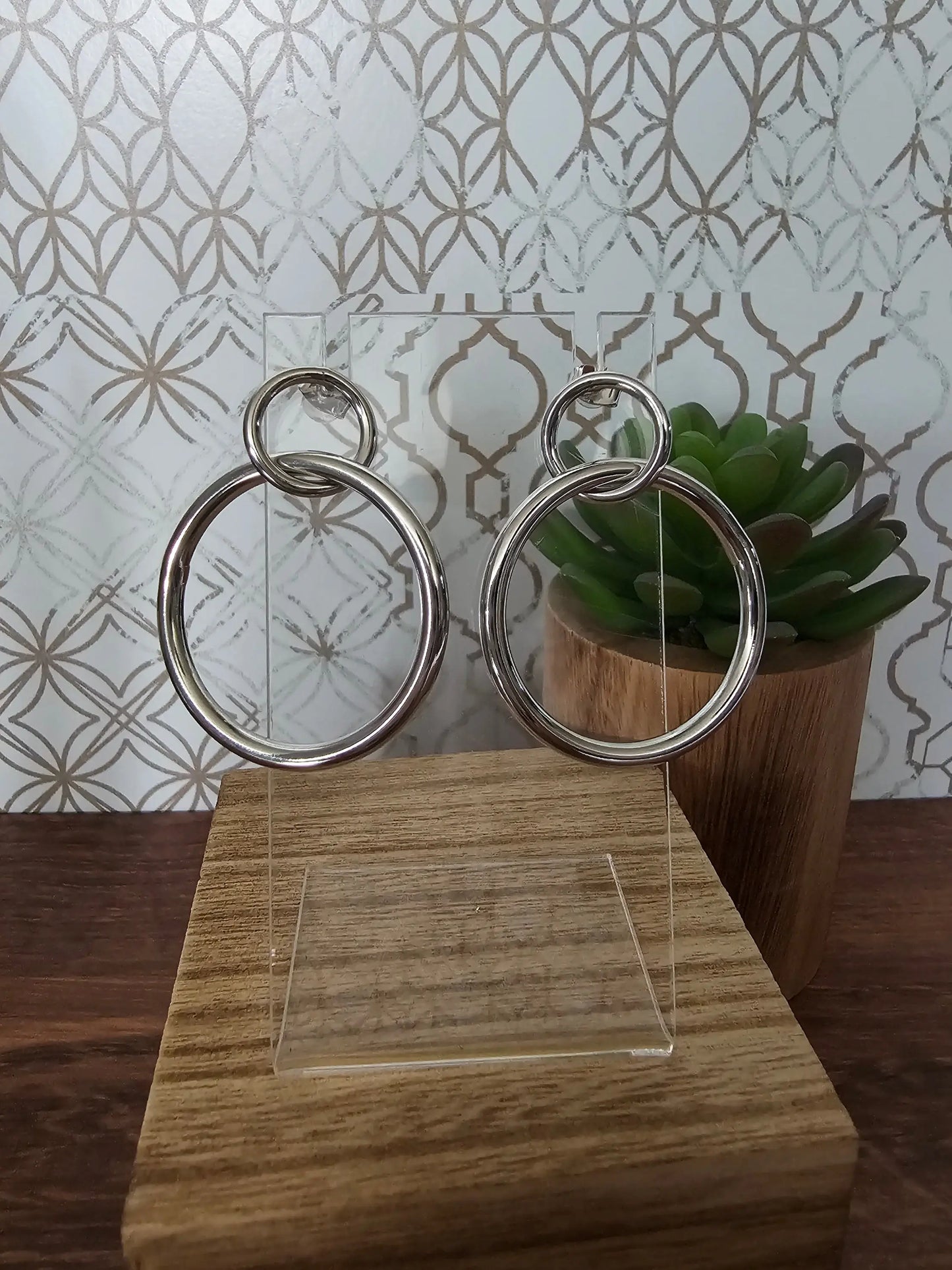 Double Hoop Drop Earring Zenzii