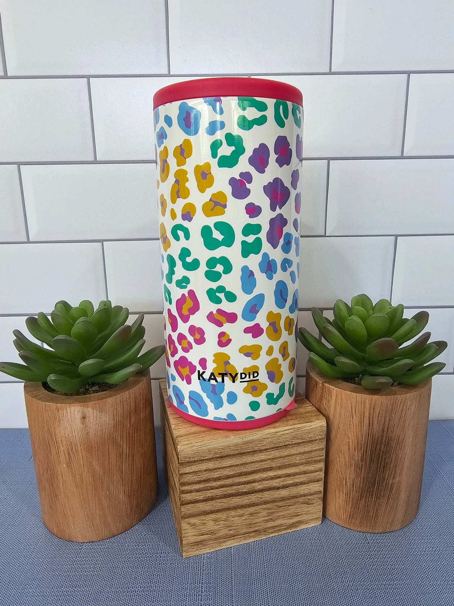 Slim Can Cooler Cover Katydid