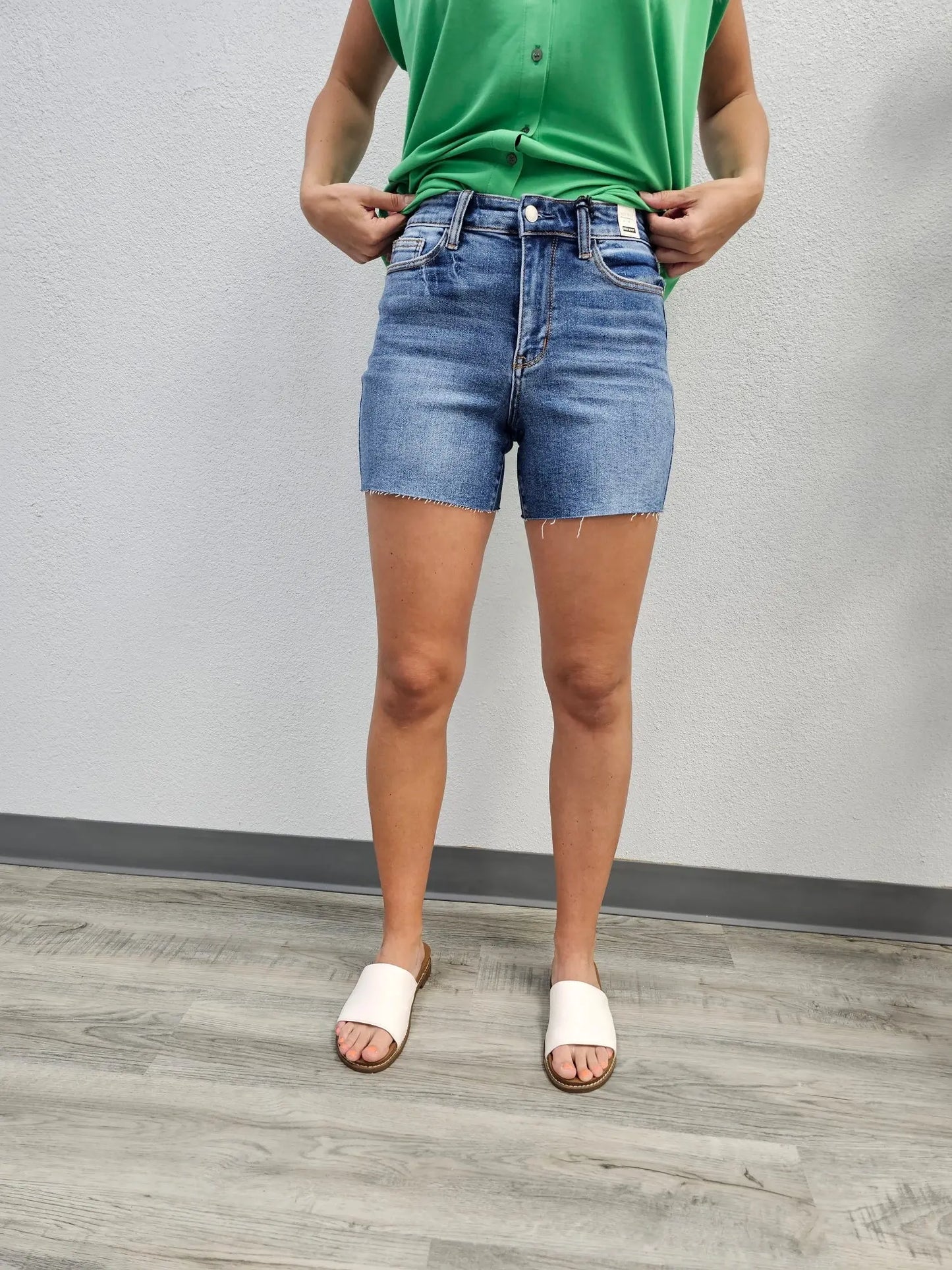 HIgh Waist Raw Edge Judy Blue