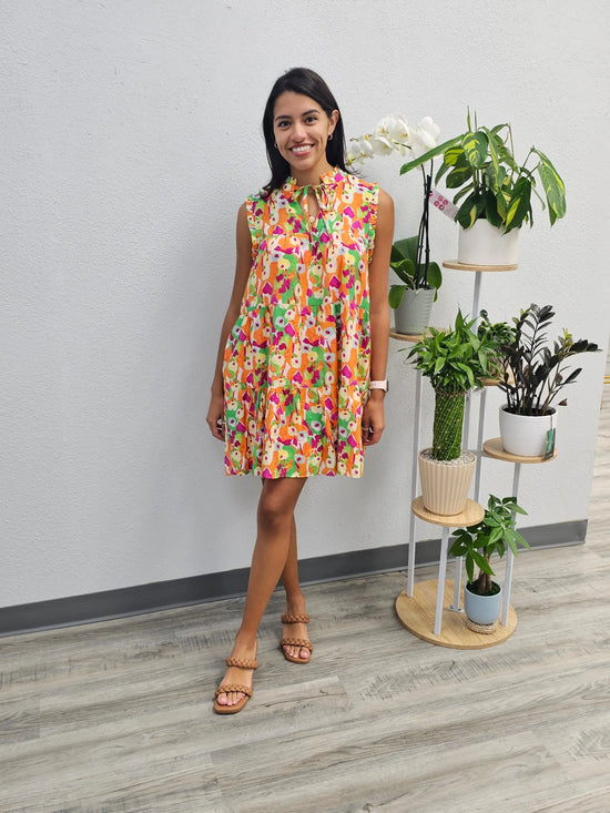 Ruffle Sleeveless Dress NO Returns Clearance Kori