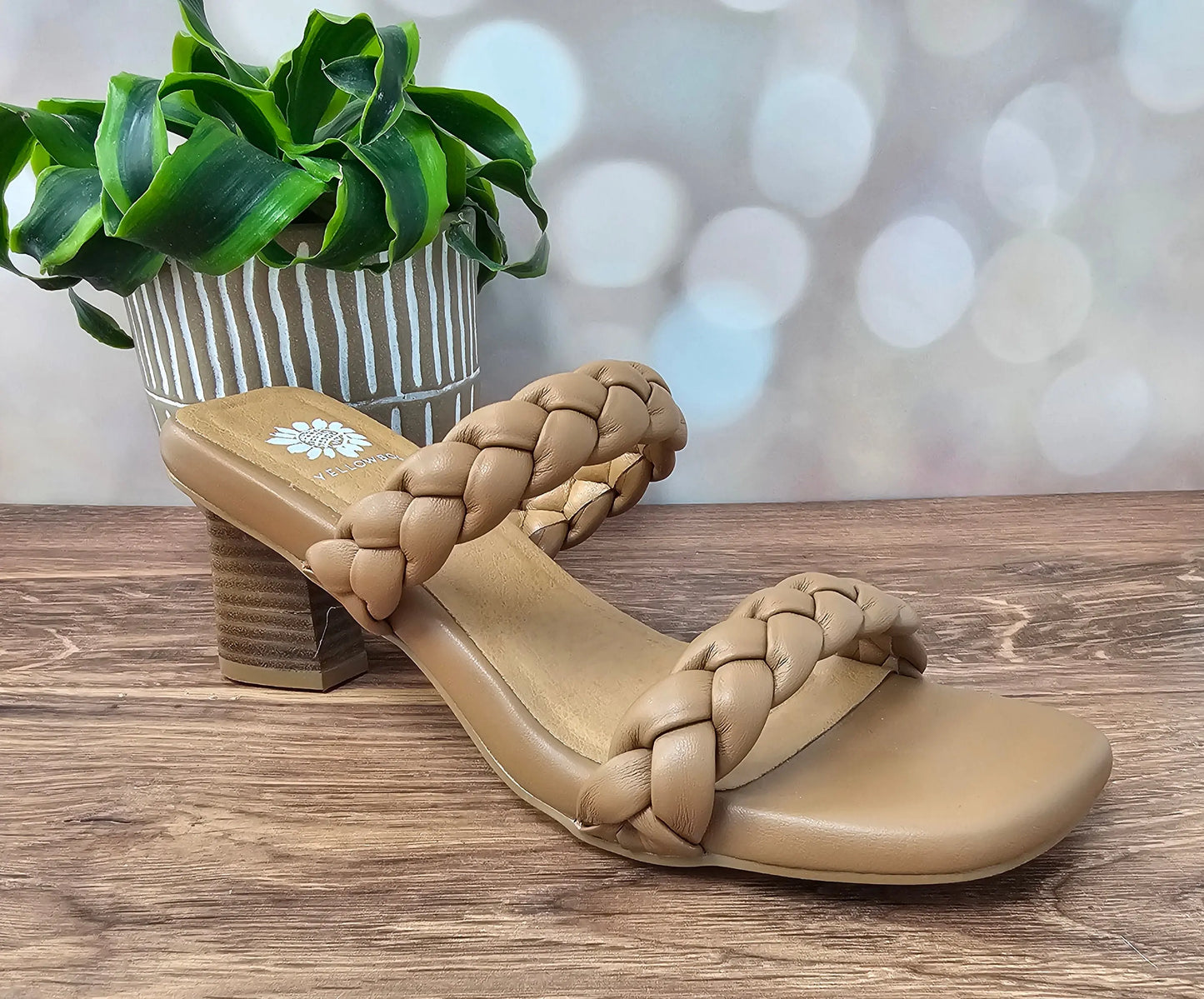 Nimble Heeled Sandal Yellow Box