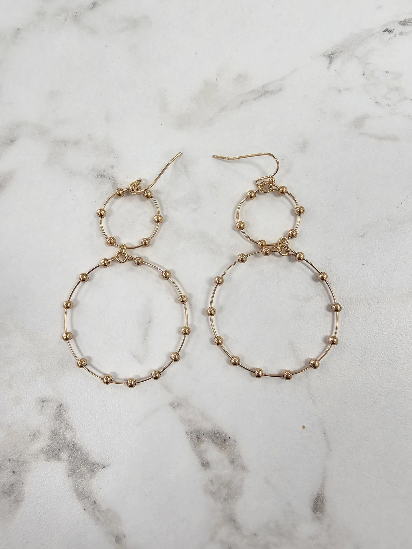 Double Circle w/Beaded Accents What's Hot