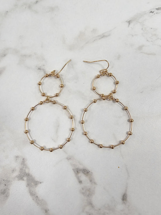 Double Circle w/Beaded Accents What's Hot