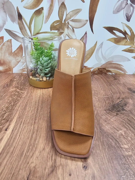 Vellore Wedge Sandal Yellow Box
