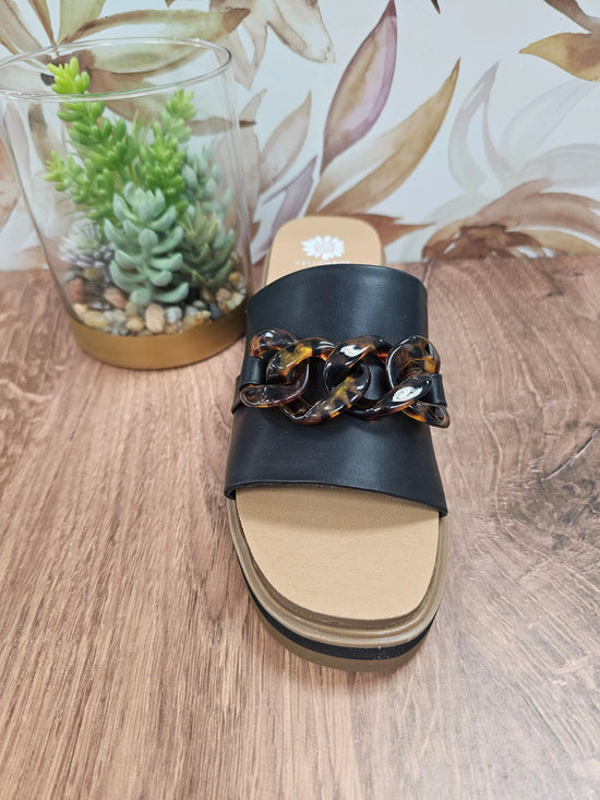 Alora Wedge Slide Yellow Box