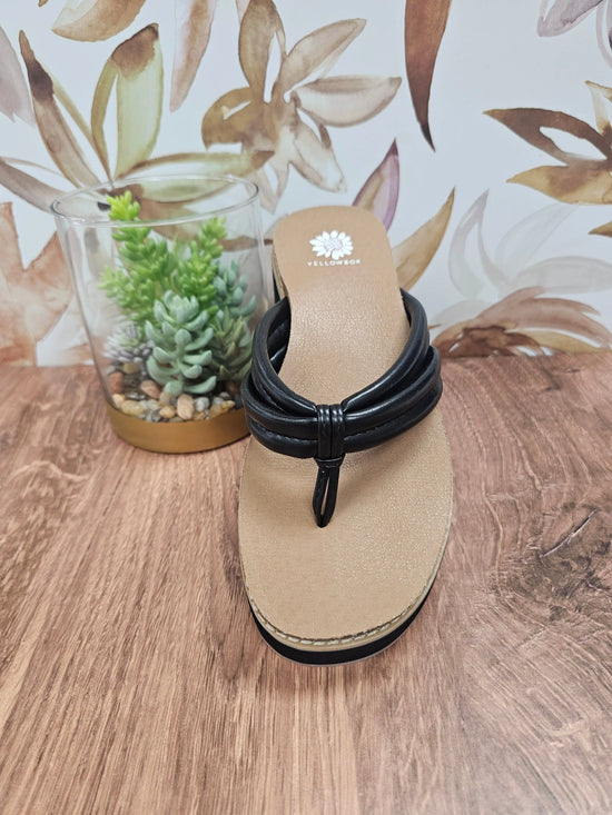 Hasani Flatform Sandal Yellow Box