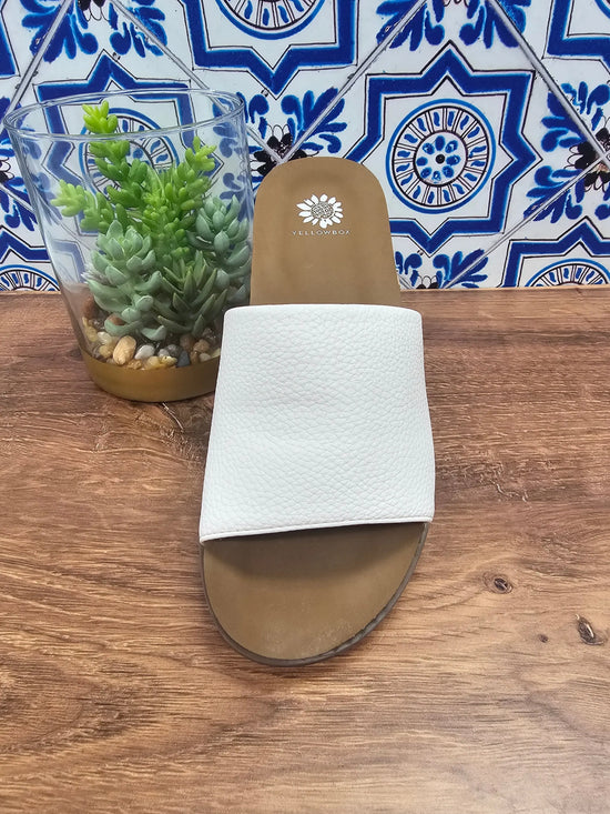 Kalo Slide Sandal Yellow Box