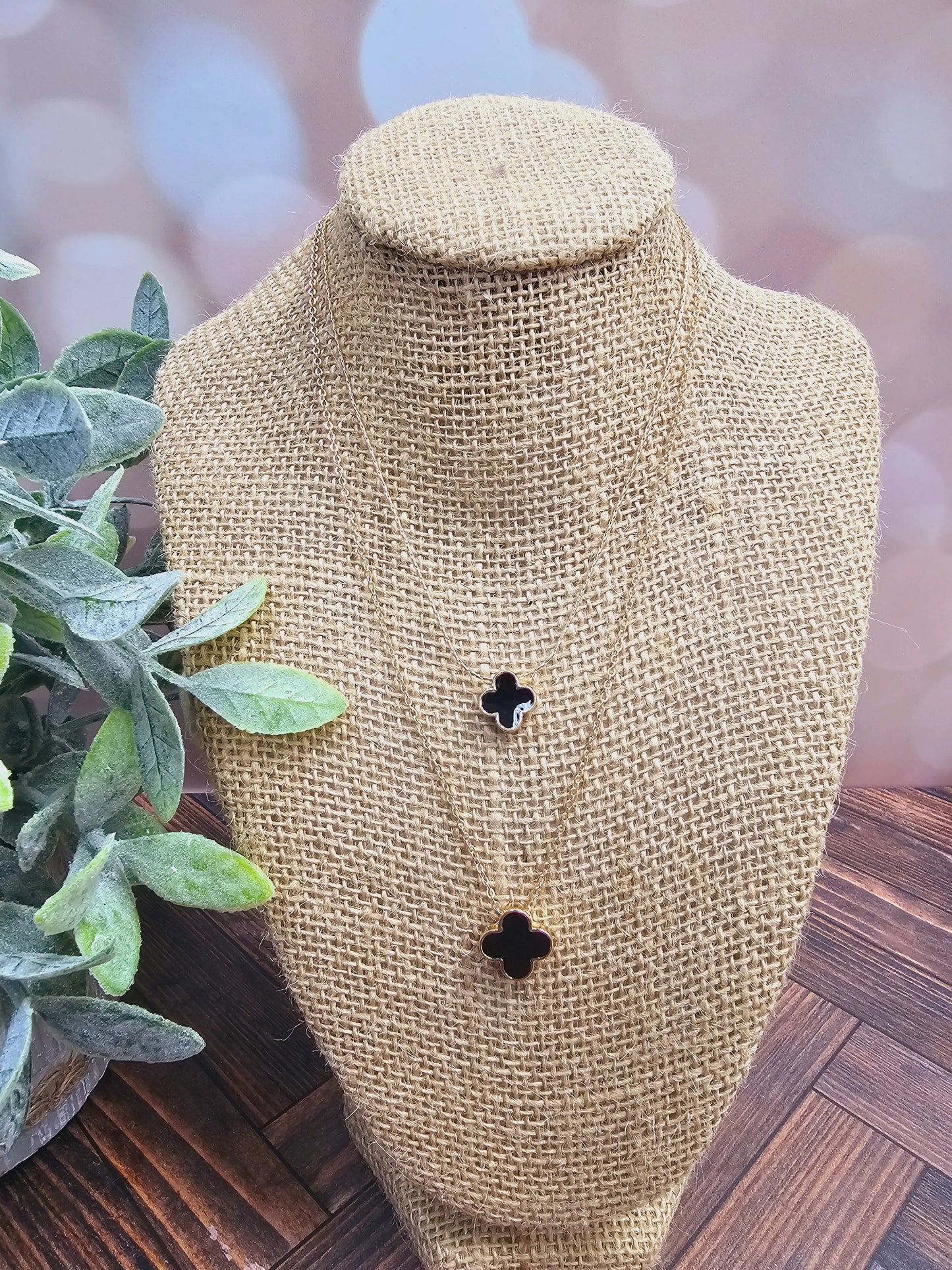 Double Clover Necklace What's Hot