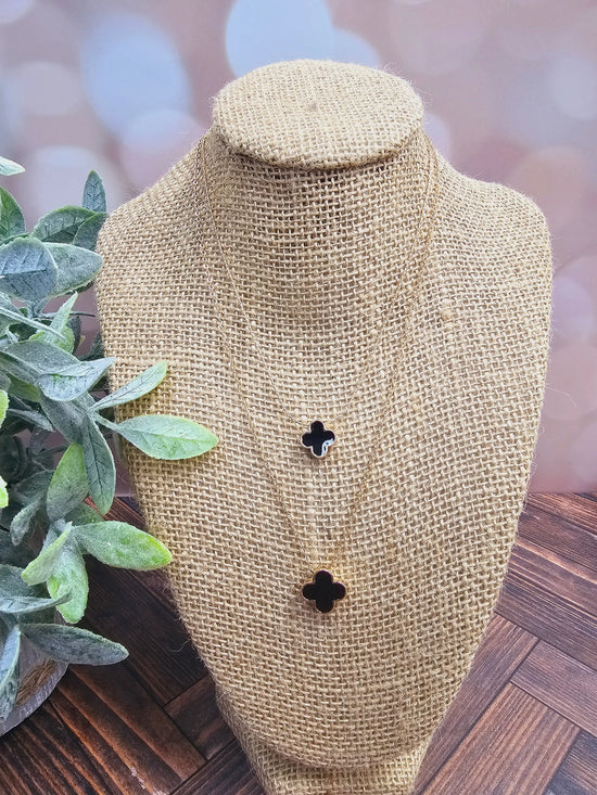 Double Clover Necklace What's Hot