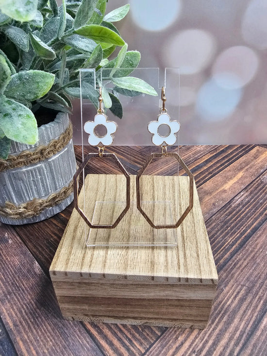 Enamel Flower Dangles Multi Color What's Hot