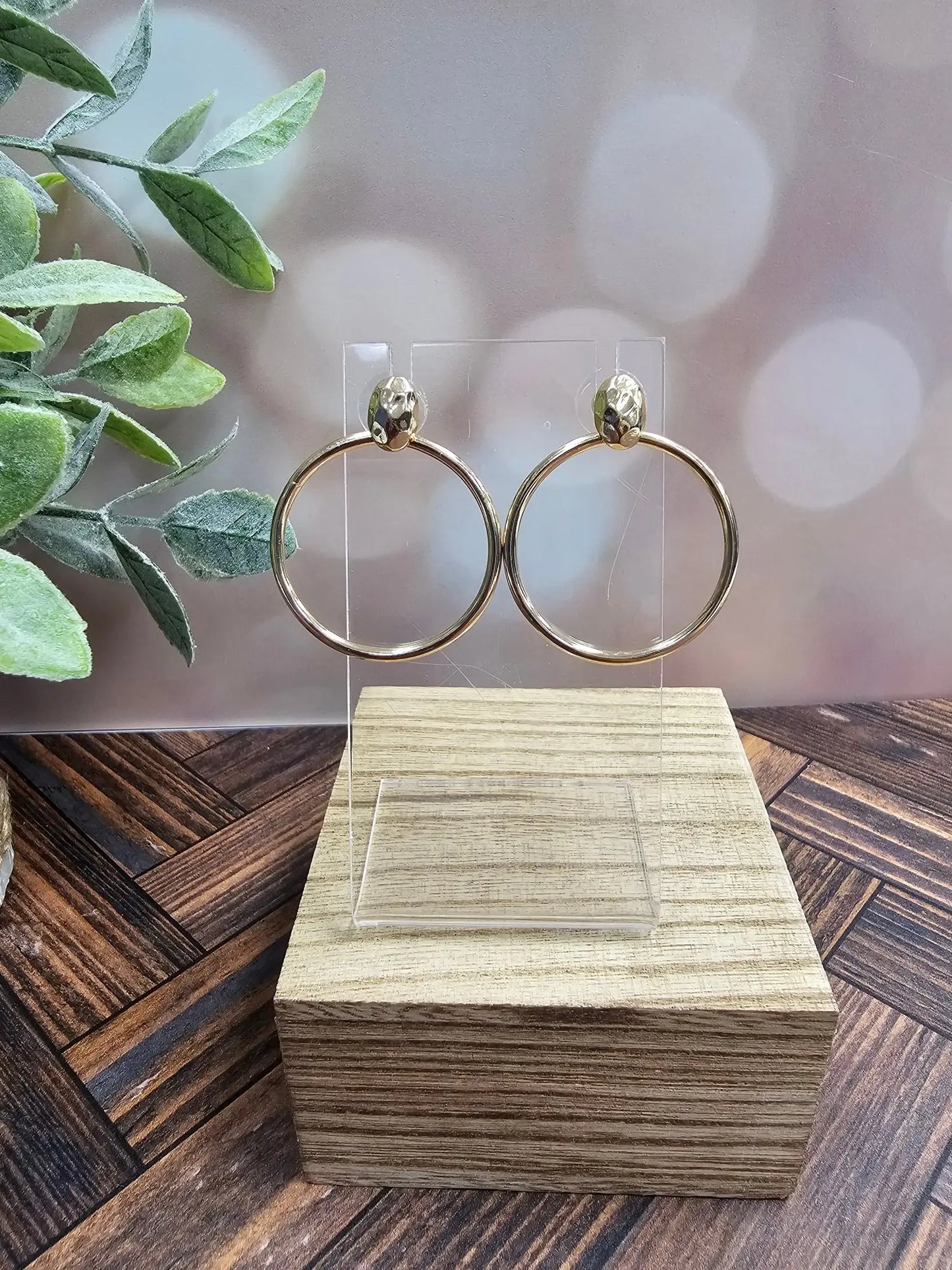 Open Circle Post Earrings What's Hot