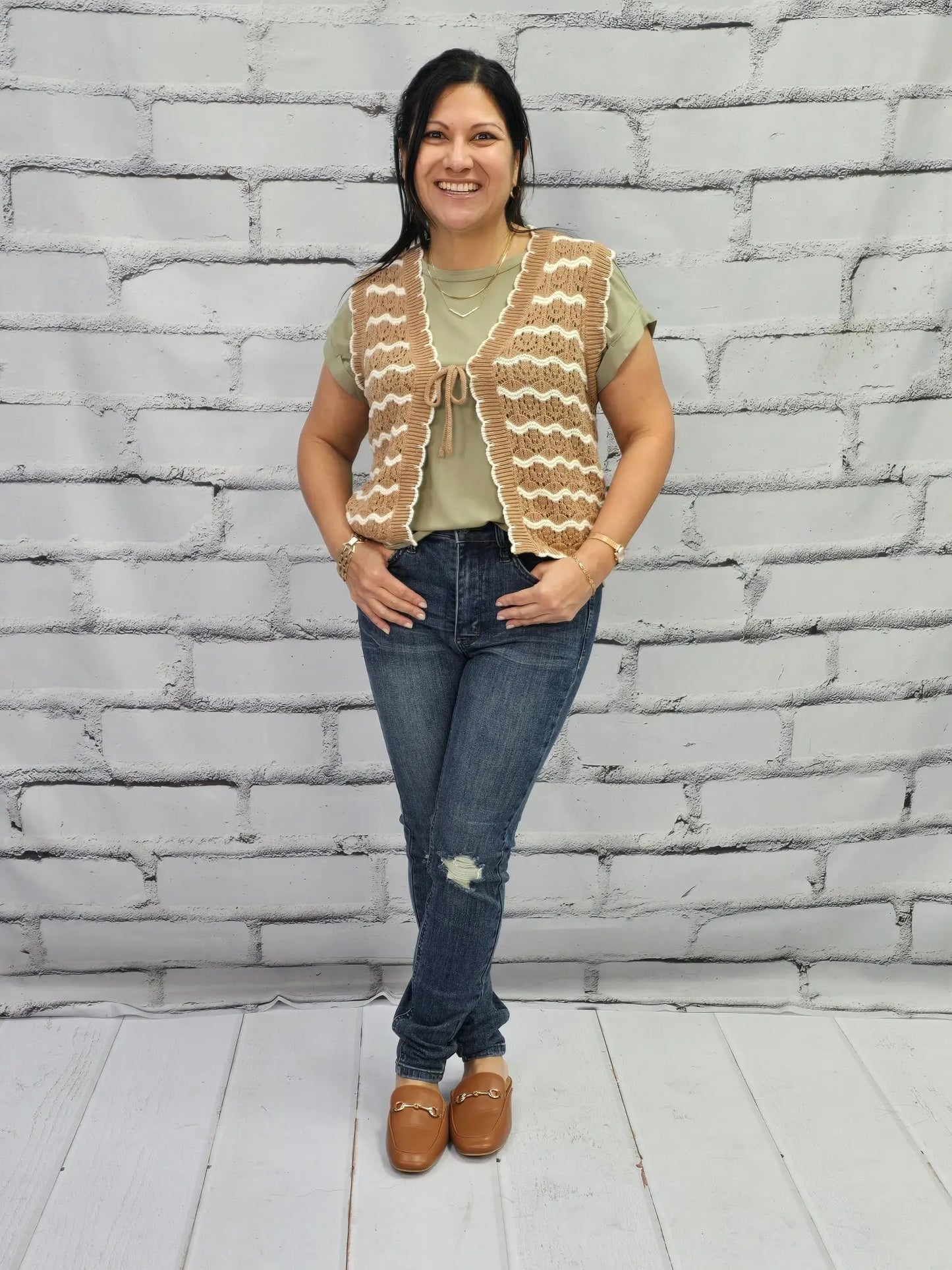 Mocha Sweater Vest Wishlist