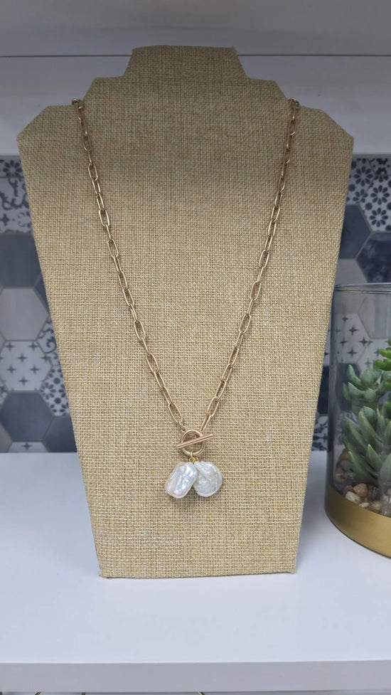 Paperclip Necklace w/Pearls rant & rave