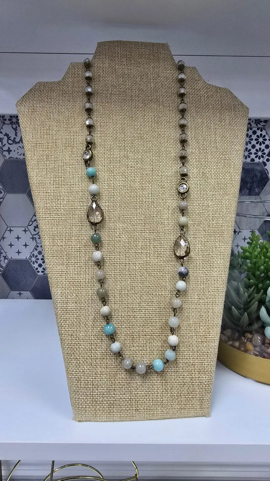 Amazonite Teardrop Necklace rant & rave