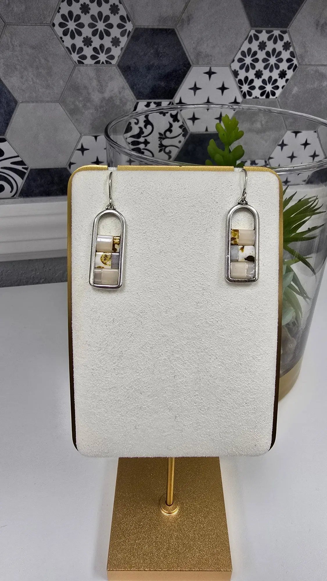 Good Karma Miyuki Frame Earring Scout