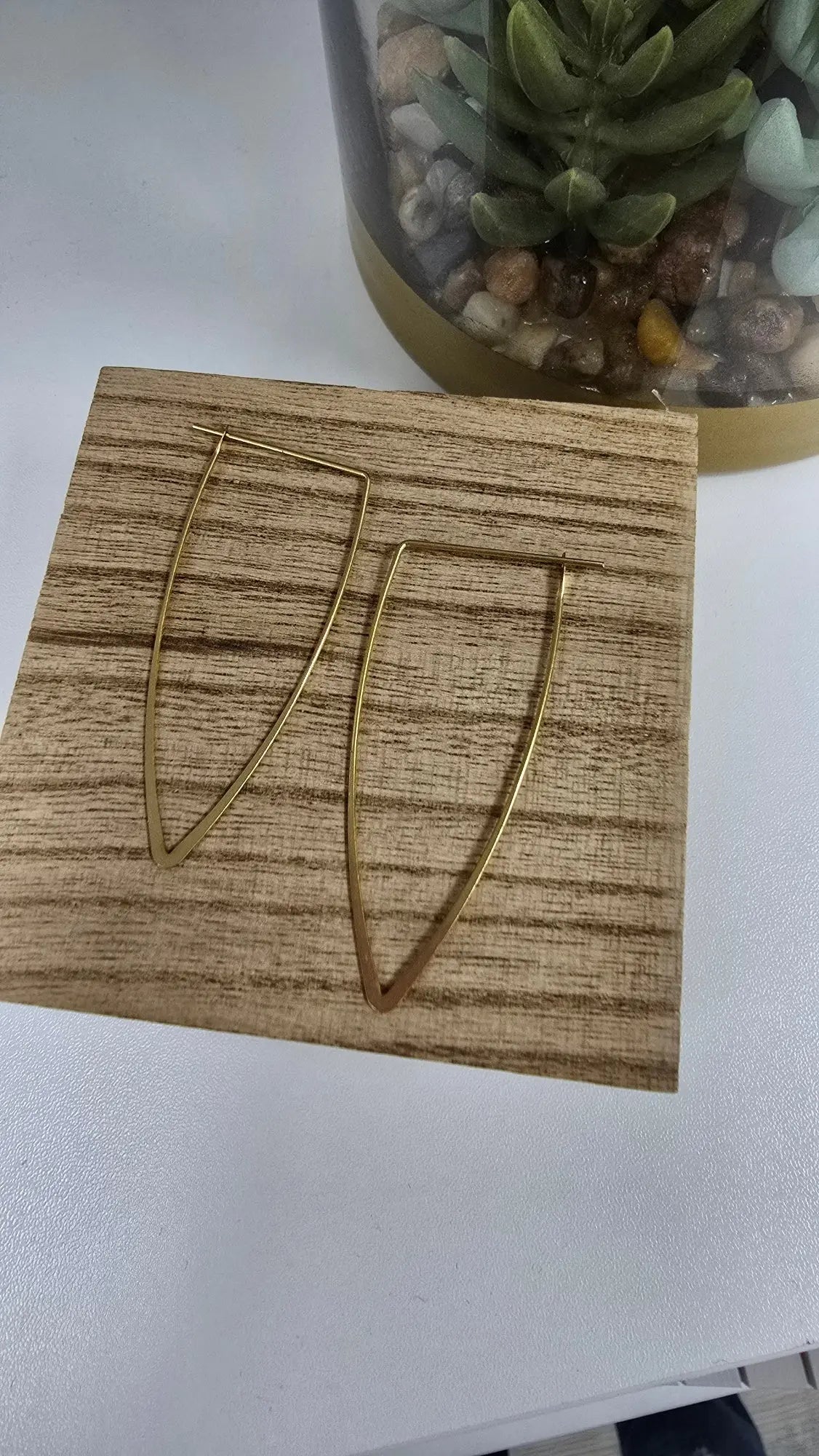 Triangle Hoop Earrings Scout