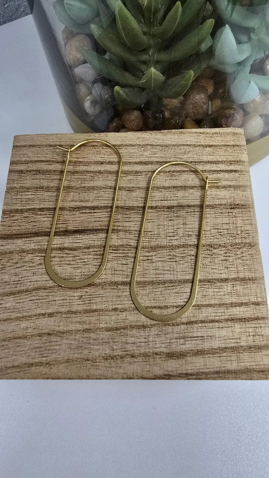 Oval Drop Earrings Scout