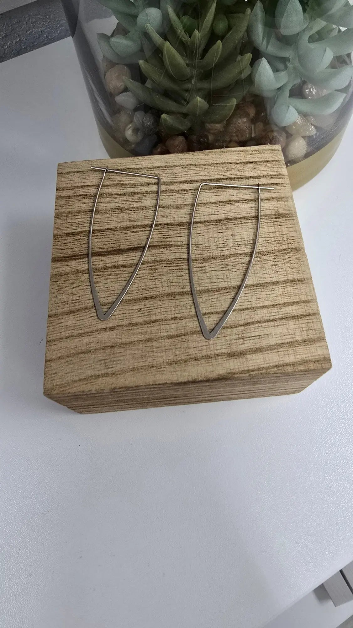 Triangle Hoop Earrings Scout