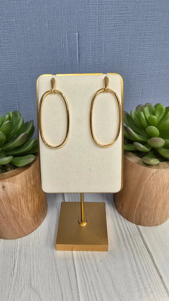 Open Oval Earrings What's Hot