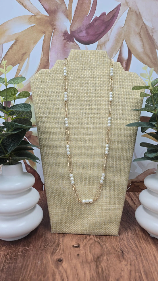 WR Pearl Beaded Oval Chain What's Hot
