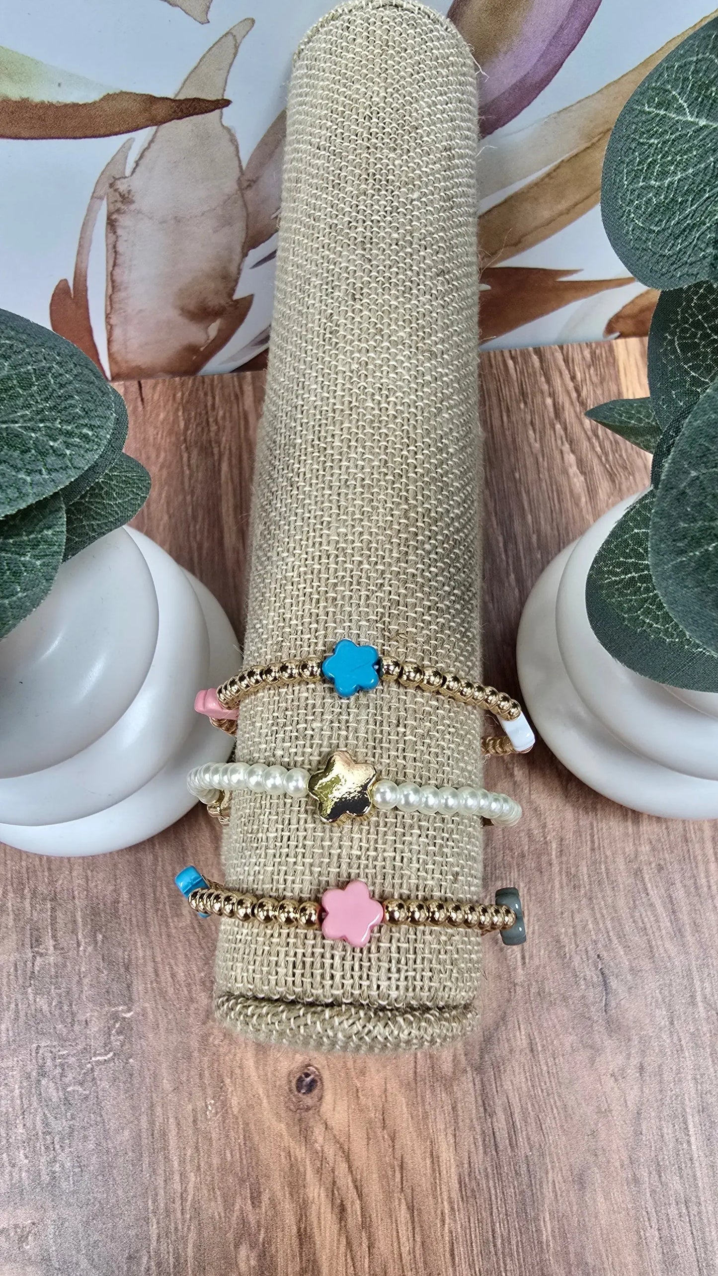 WR Multi Flower Bracelet set What's Hot