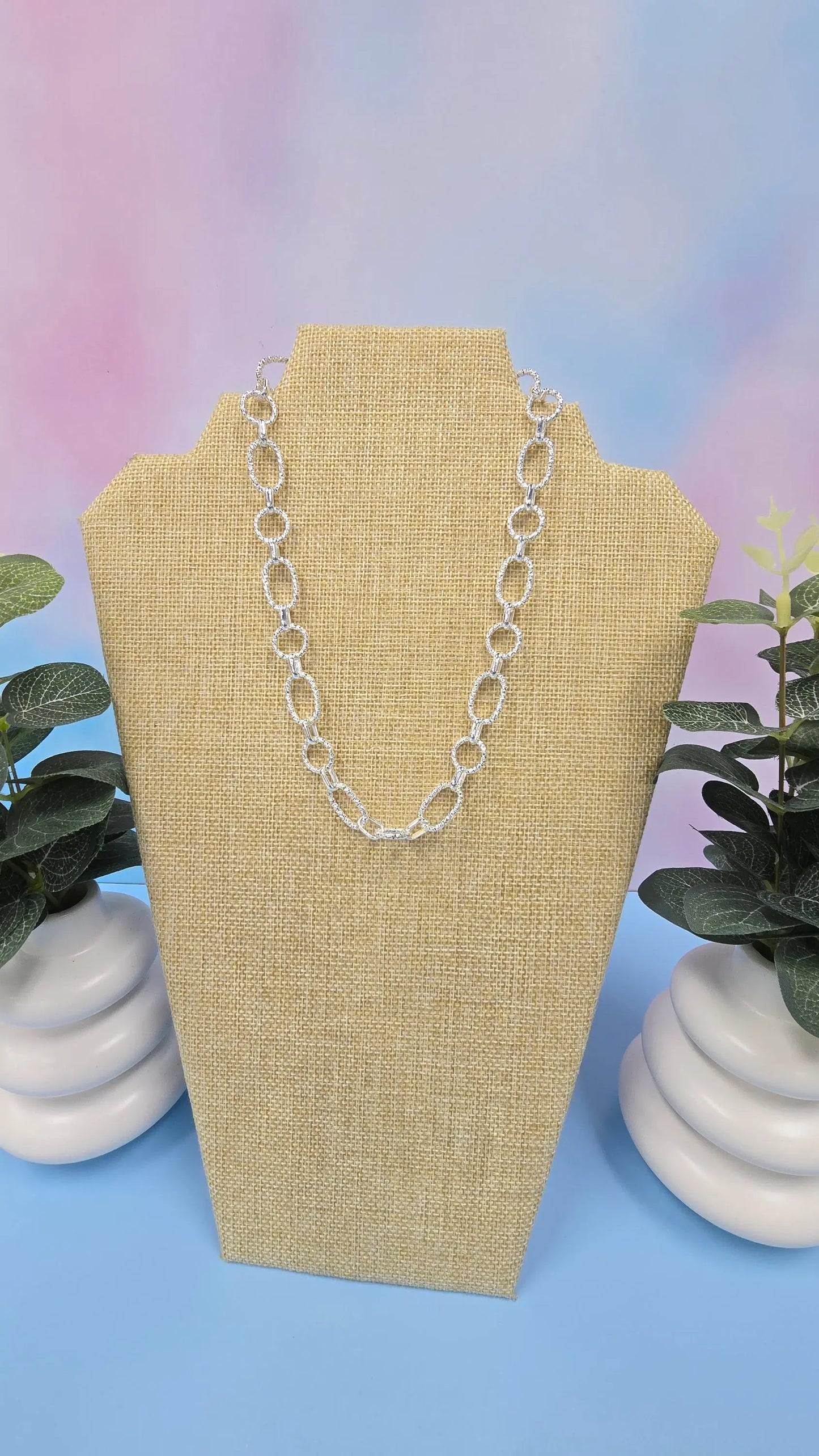 WR Textured Open Circle Necklace What's Hot