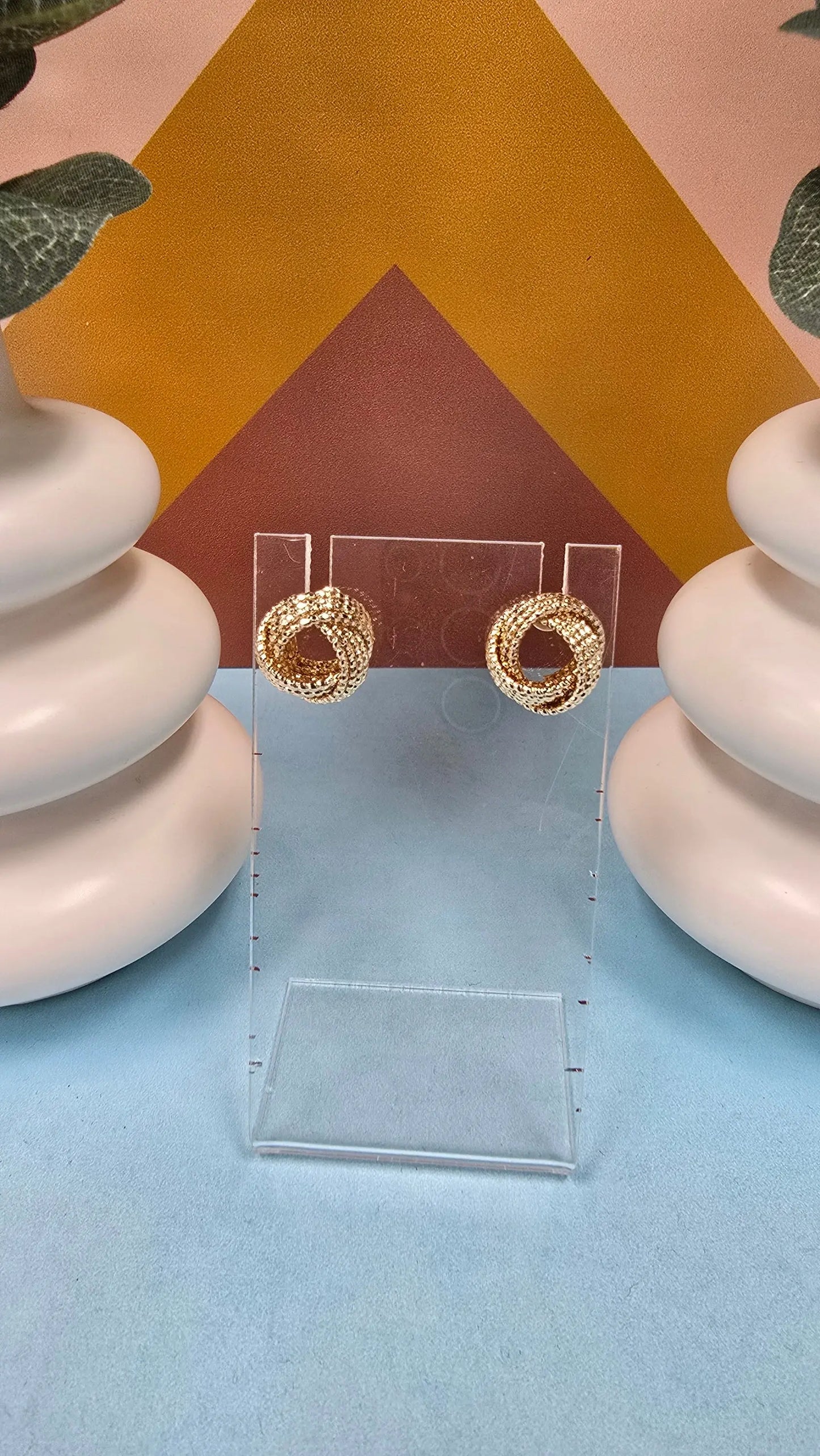 Textured Knot Earrings What's Hot